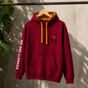 Hoodie vinotinto